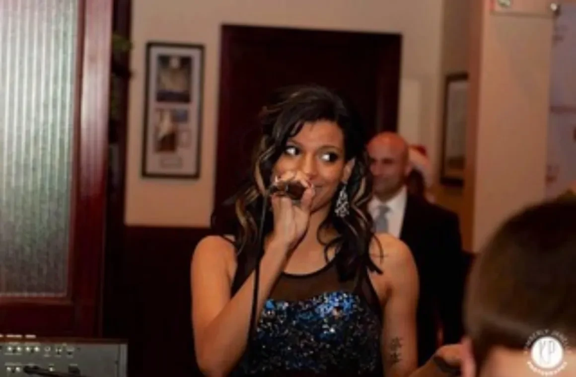 Chloe McFadden performing on NBC